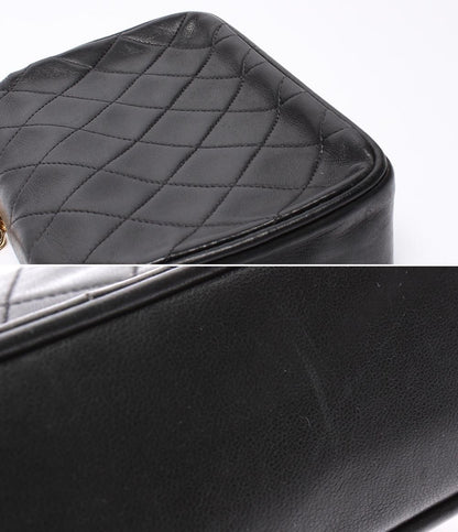 Chanel Chain Shoulder Bag Mini Quilted Gold Lambskin