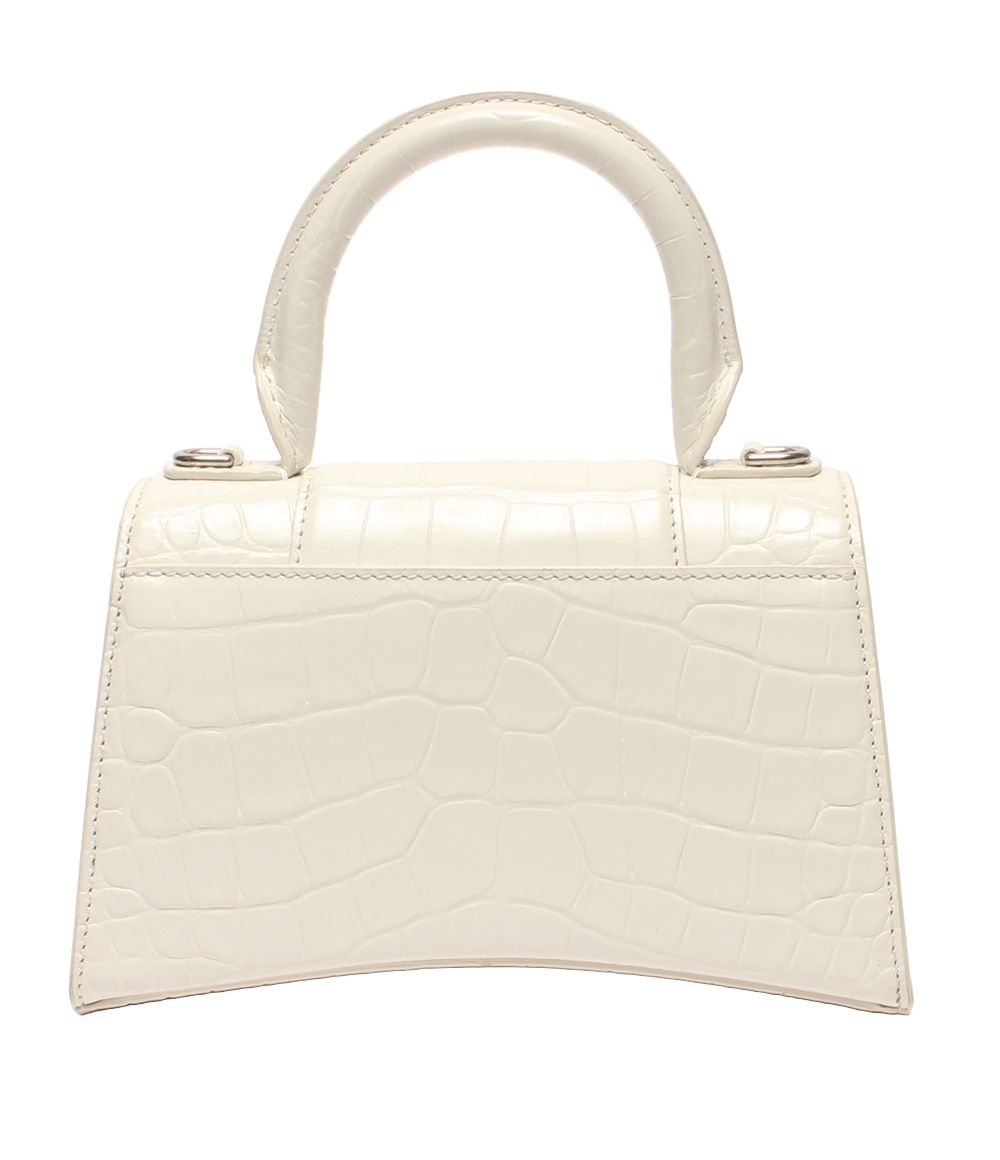 Balenciaga Handbag Croco White