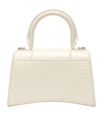 Balenciaga Handbag Croco White