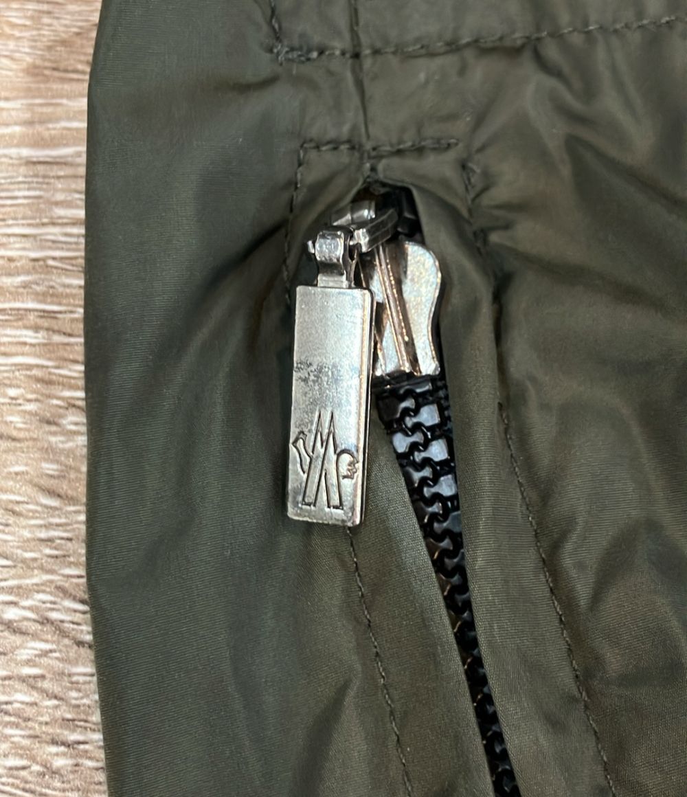 Moncler Nylon Jacket Half Zip Hooded