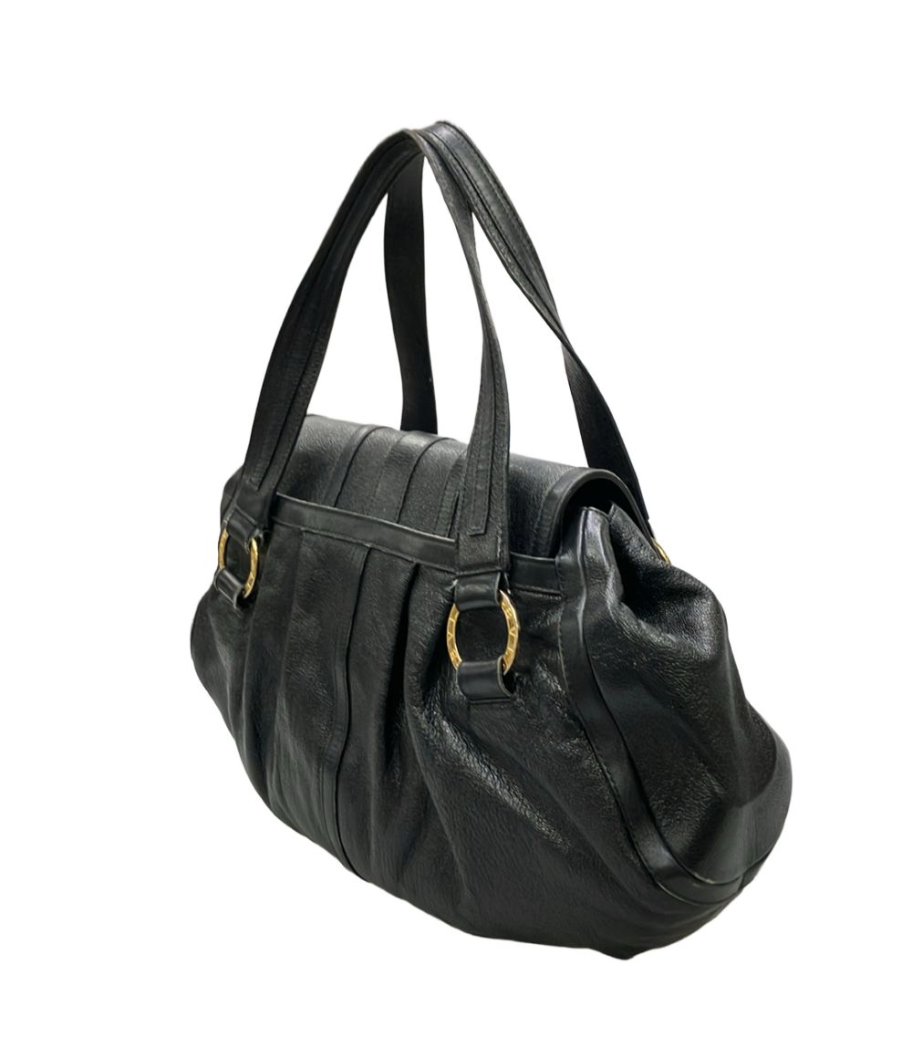 Bvlgari Handbag Leather Doppiotondo