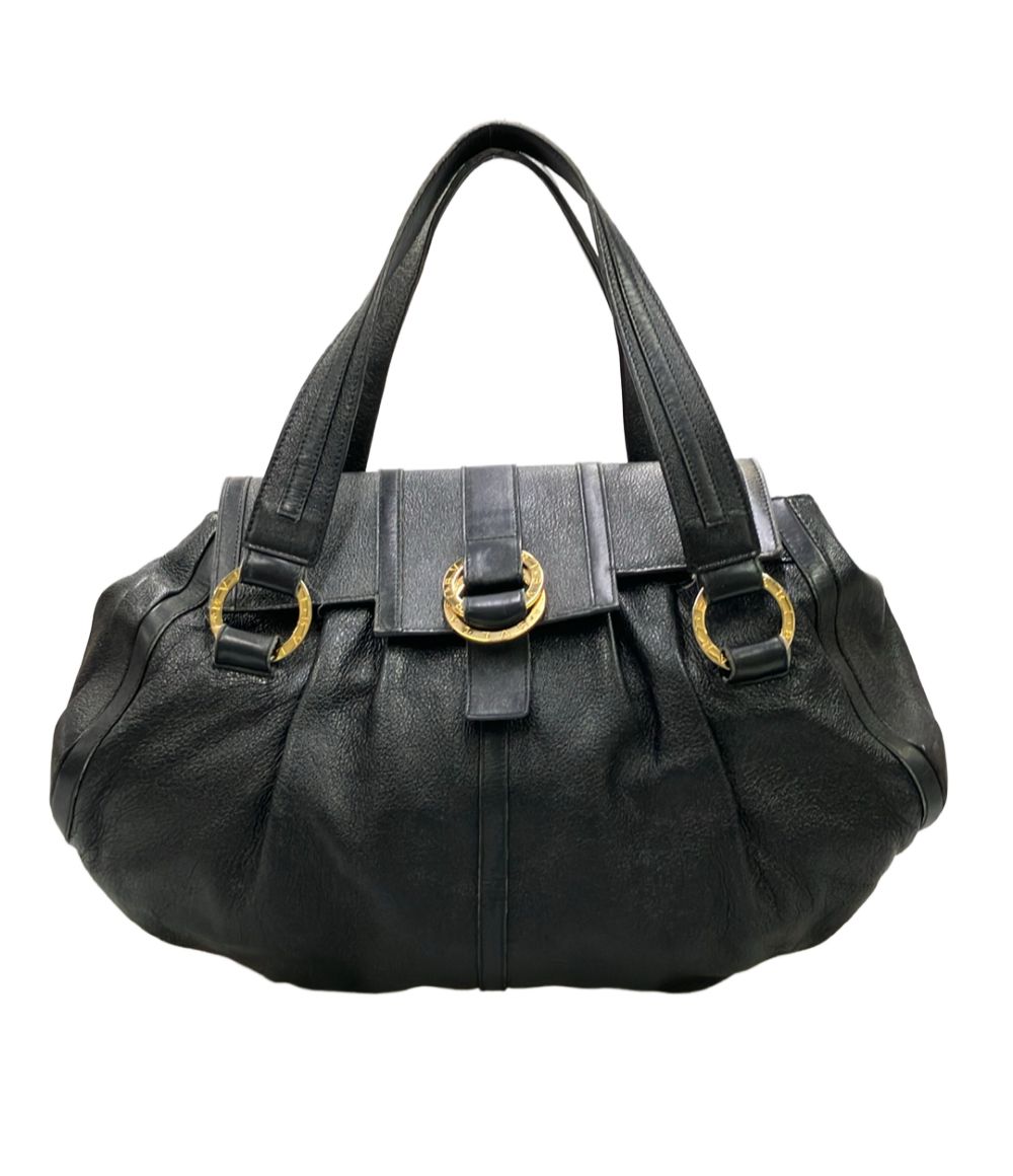 Bvlgari Handbag Leather Doppiotondo