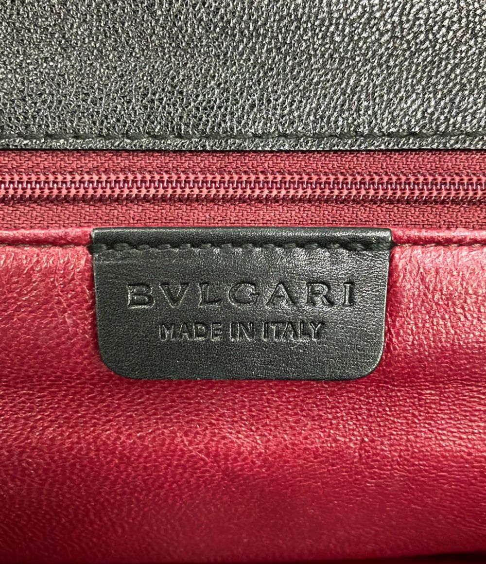 Bvlgari Handbag Leather Doppiotondo