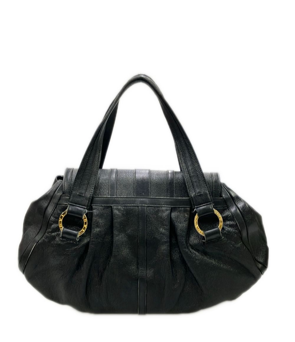 Bvlgari Handbag Leather Doppiotondo