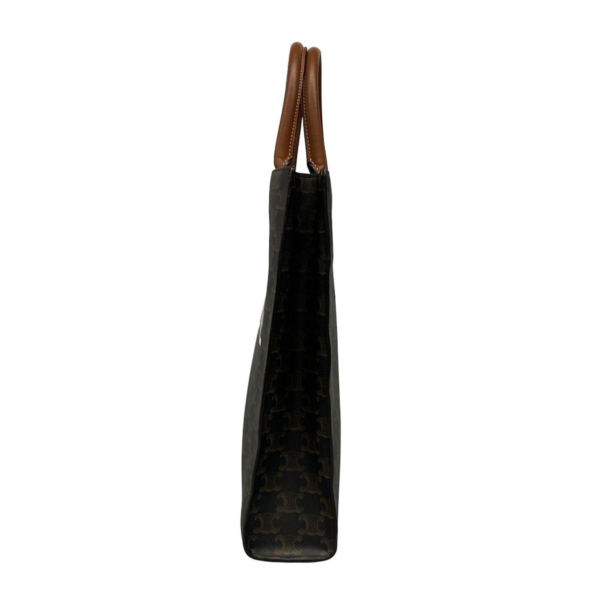 Celine Tote Small Vertical Cover Black Brown