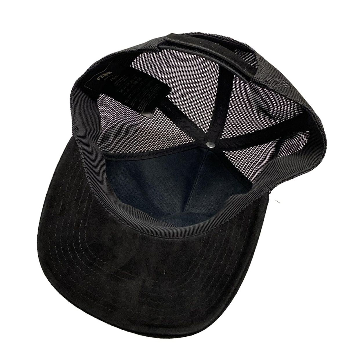 Fendi Cap 58.0 cm Black Gold Hat