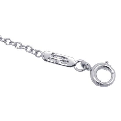 Cartier Necklace Hindu Diamond 18k White Gold Pendant