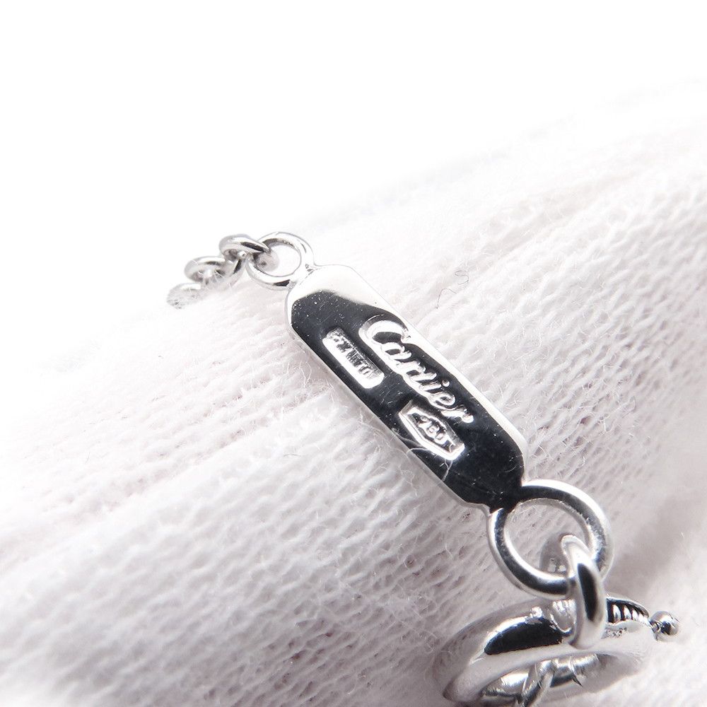 Cartier Necklace Hindu Diamond 18k White Gold Pendant
