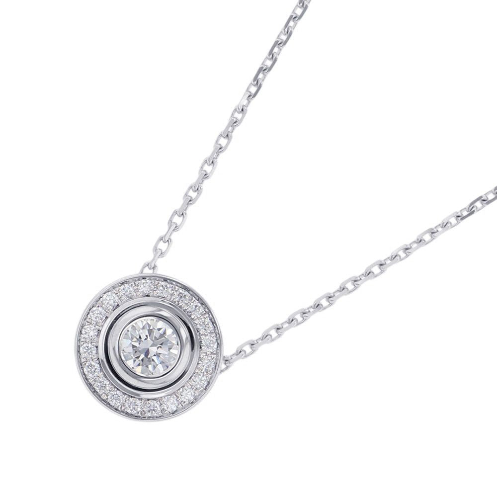 Cartier Necklace d'Amour Diamond 18k White Gold Pendant
