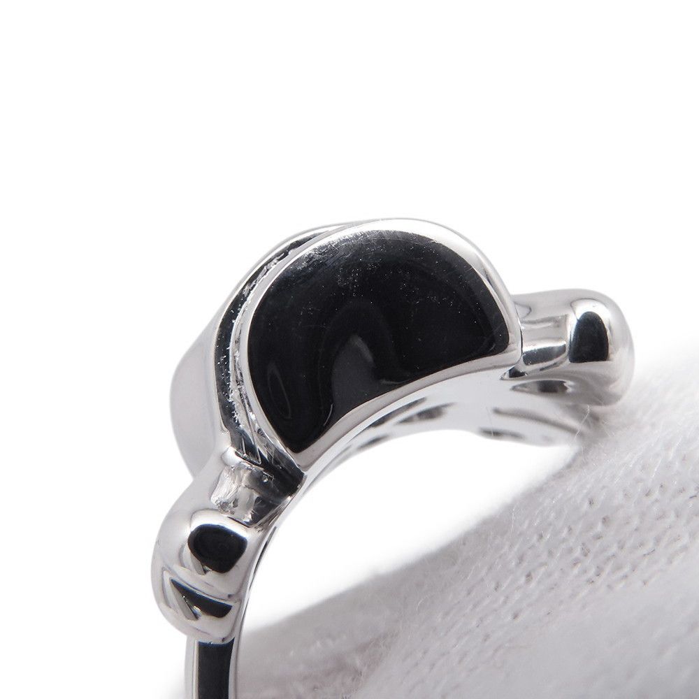Dior Ring Tete de Mol Skull Diamond 18k White Gold