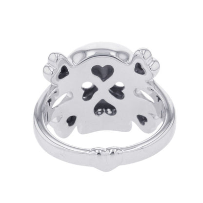 Dior Ring Tete de Mol Skull Diamond 18k White Gold