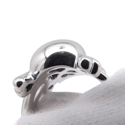 Dior Ring Tete de Mol Skull Diamond 18k White Gold