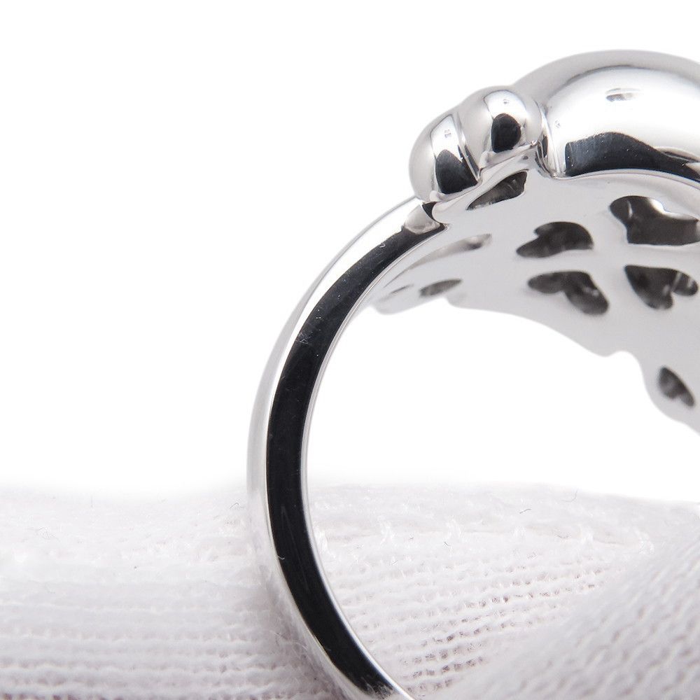 Dior Ring Tete de Mol Skull Diamond 18k White Gold
