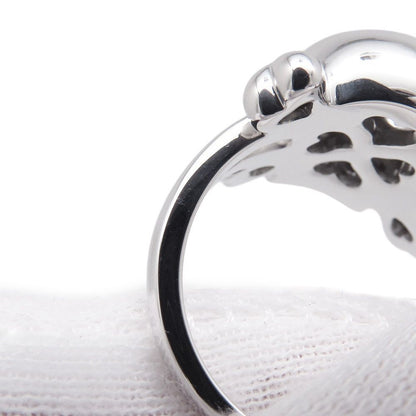 Dior Ring Tete de Mol Skull Diamond 18k White Gold