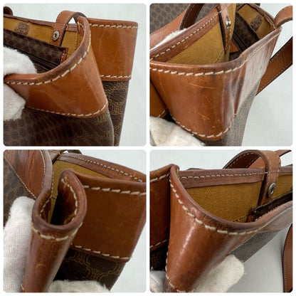 Celine Macadam Monogram Leather Bag