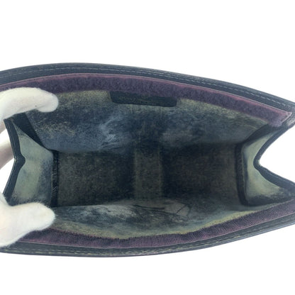 Gucci Vintage Sherry Line Navy Red 67 014 Clutch