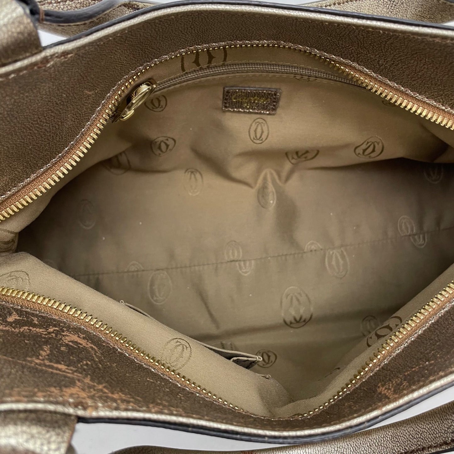 Cartier Tote Multi Elo Gold Formal Travel Business