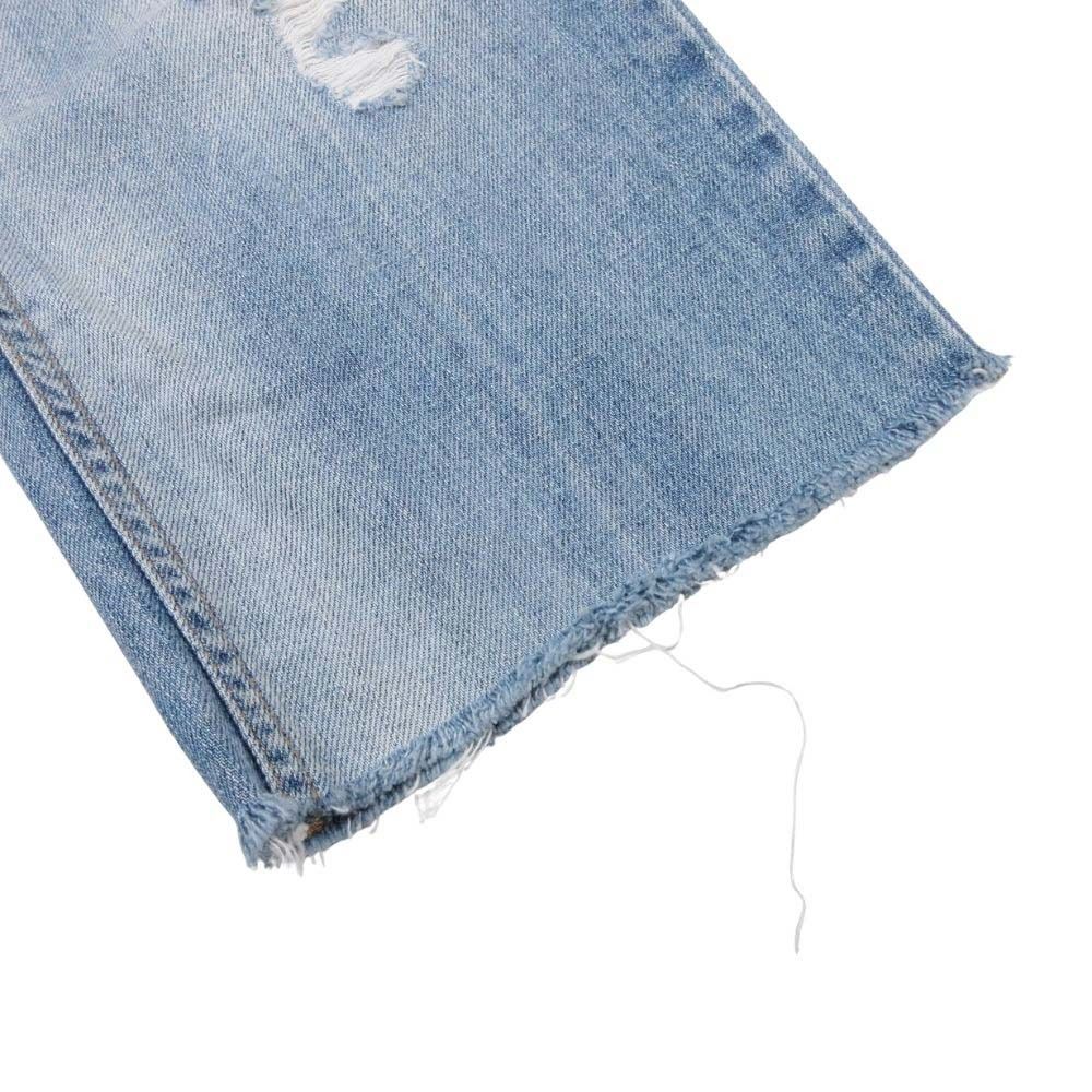 Dolce & Gabbana Distressed Crush Denim Pants 48 Indigo Blue