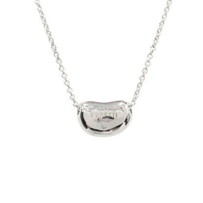 Tiffany & Co Polished Bean Necklace Pendant Silver