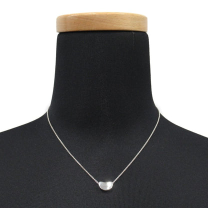Tiffany & Co Polished Bean Necklace Pendant Silver