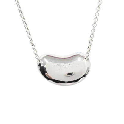 Tiffany & Co Polished Bean Necklace Pendant Silver