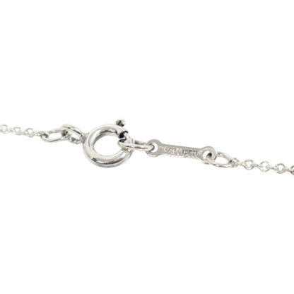 Tiffany & Co Polished Crescent Necklace Silver