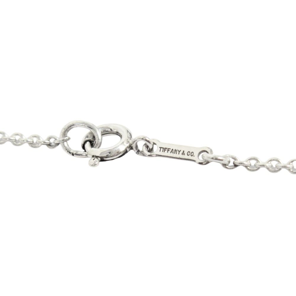 Tiffany & Co Polished Bean Necklace Pendant Silver