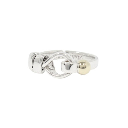 Tiffany & Co Polished 18k Yellow Gold Combination Hook Eye Ring