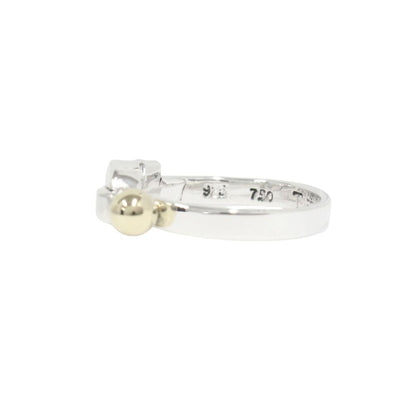Tiffany & Co Polished 18k Yellow Gold Combination Hook Eye Ring