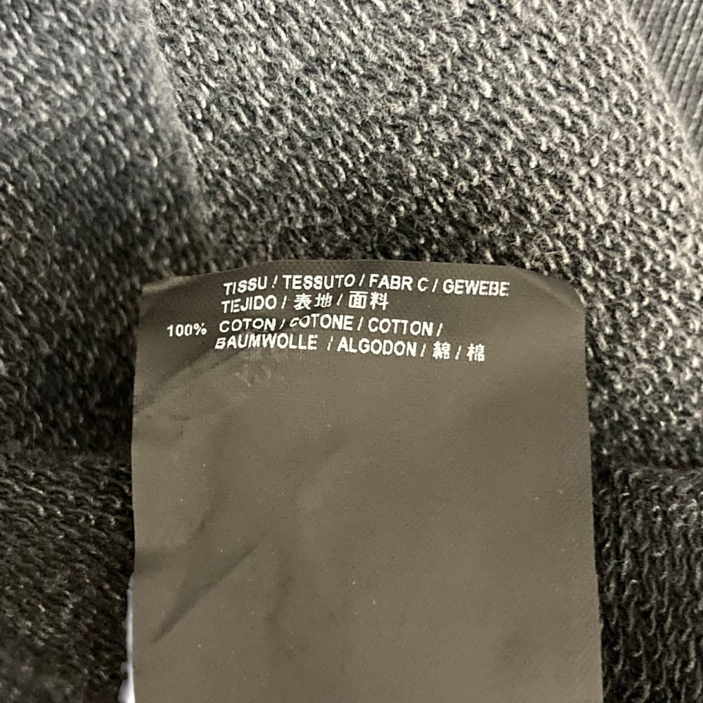 Saint Laurent Paris Vintage Wash Sweatshirt XS Charcoal Gray