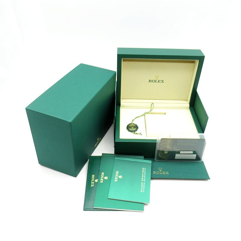 Rolex GMT Master 2 Watch Box SS Black Polished