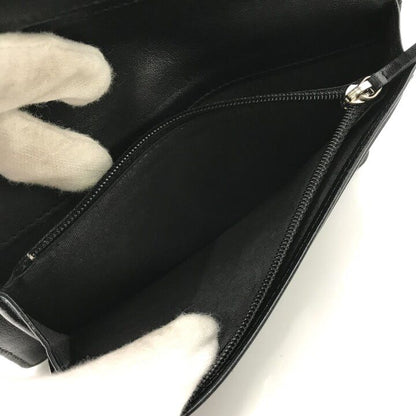Chanel Bifold Wallet Leather Black Coin Case