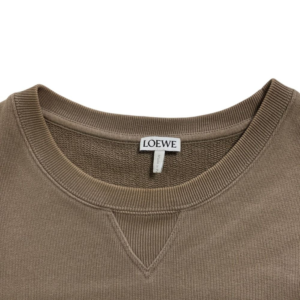 Loewe Anagram Embroidery Sweatshirt M Brown