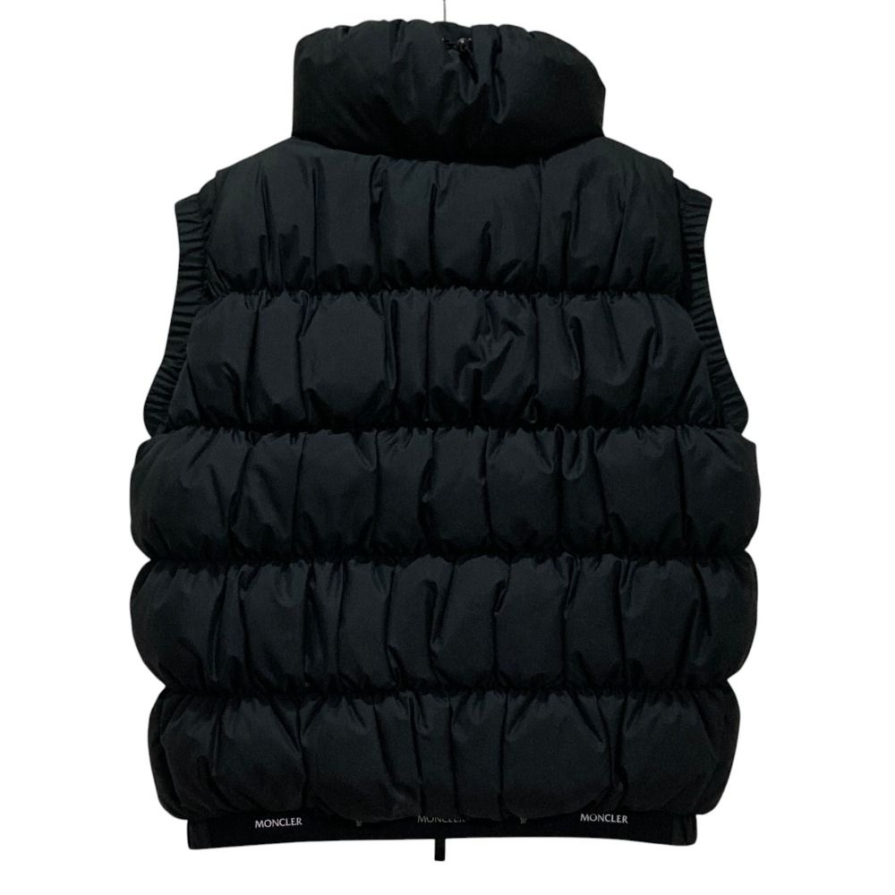 Moncler Apriate Vest High Neck Down Jacket 0 Black
