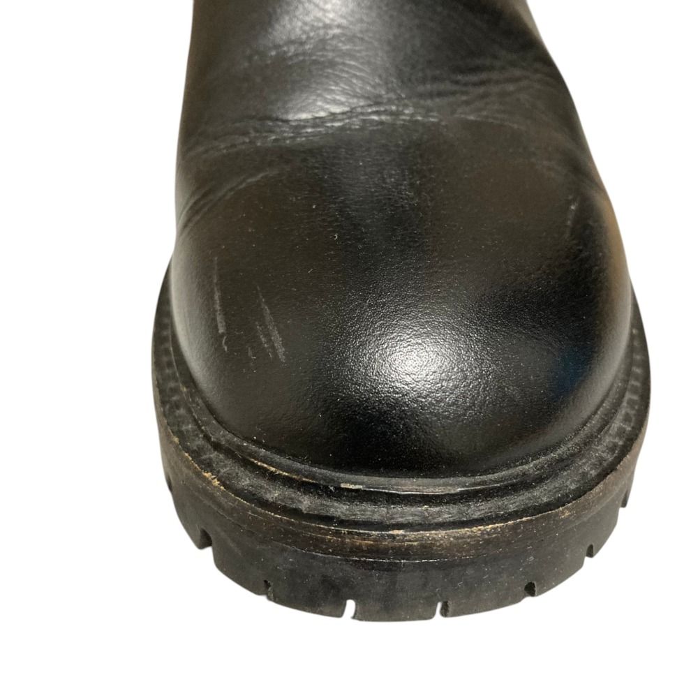 Fendi Leather Engineer Boots 39 Black
