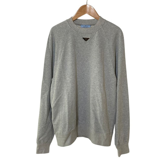 Prada Raglan Sleeve Sweatshirt S Gray