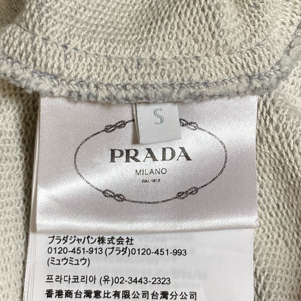 Prada Raglan Sleeve Sweatshirt S Gray