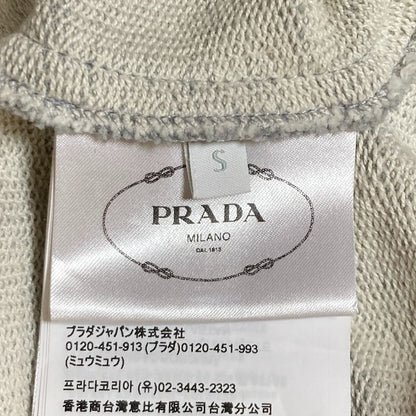 Prada Raglan Sleeve Sweatshirt S Gray