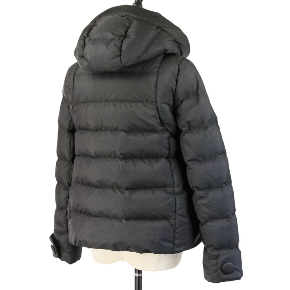 Prada Sport Hooded Down Jacket 40 Black
