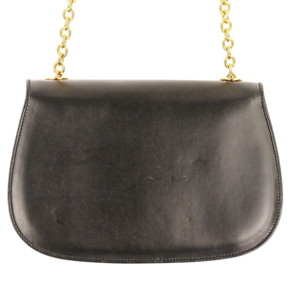 Gucci Bamboo Turnlock Chain Shoulder Bag 001 115 Black