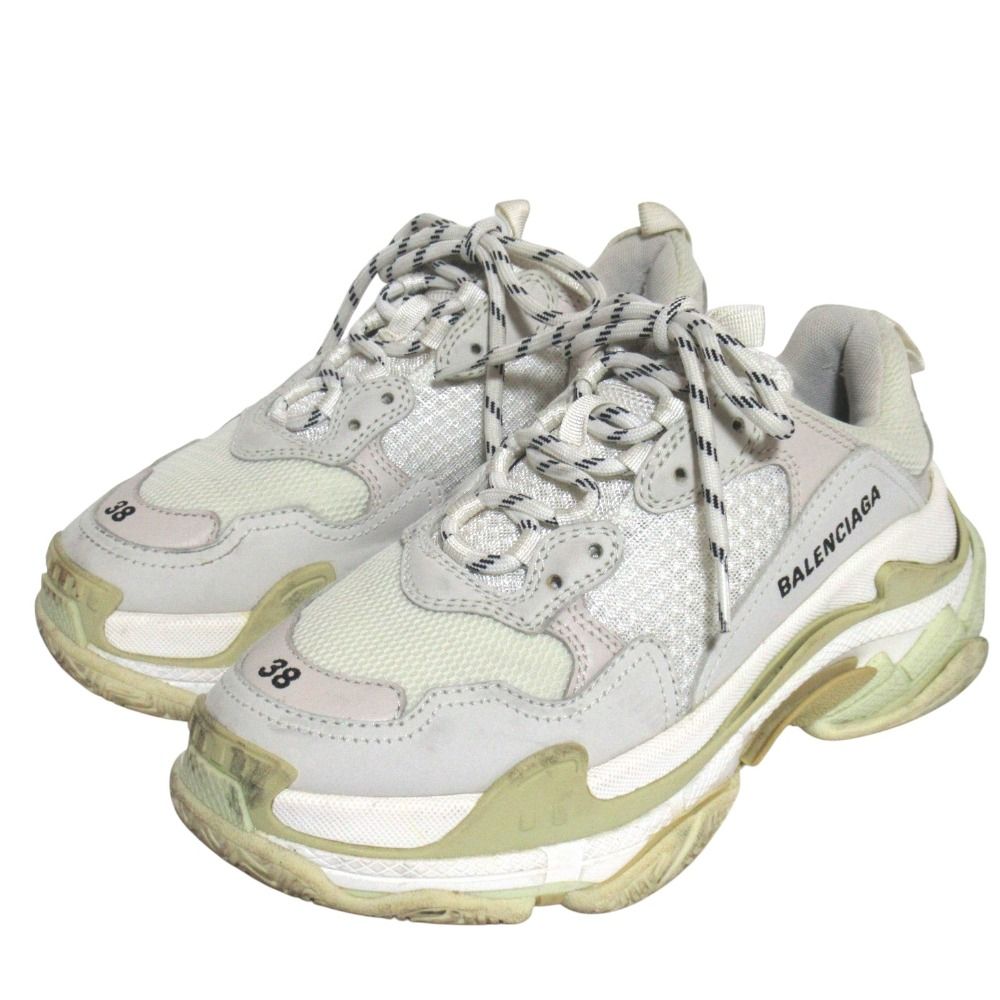 Balenciaga Triple S Sneakers Dad Shoes White