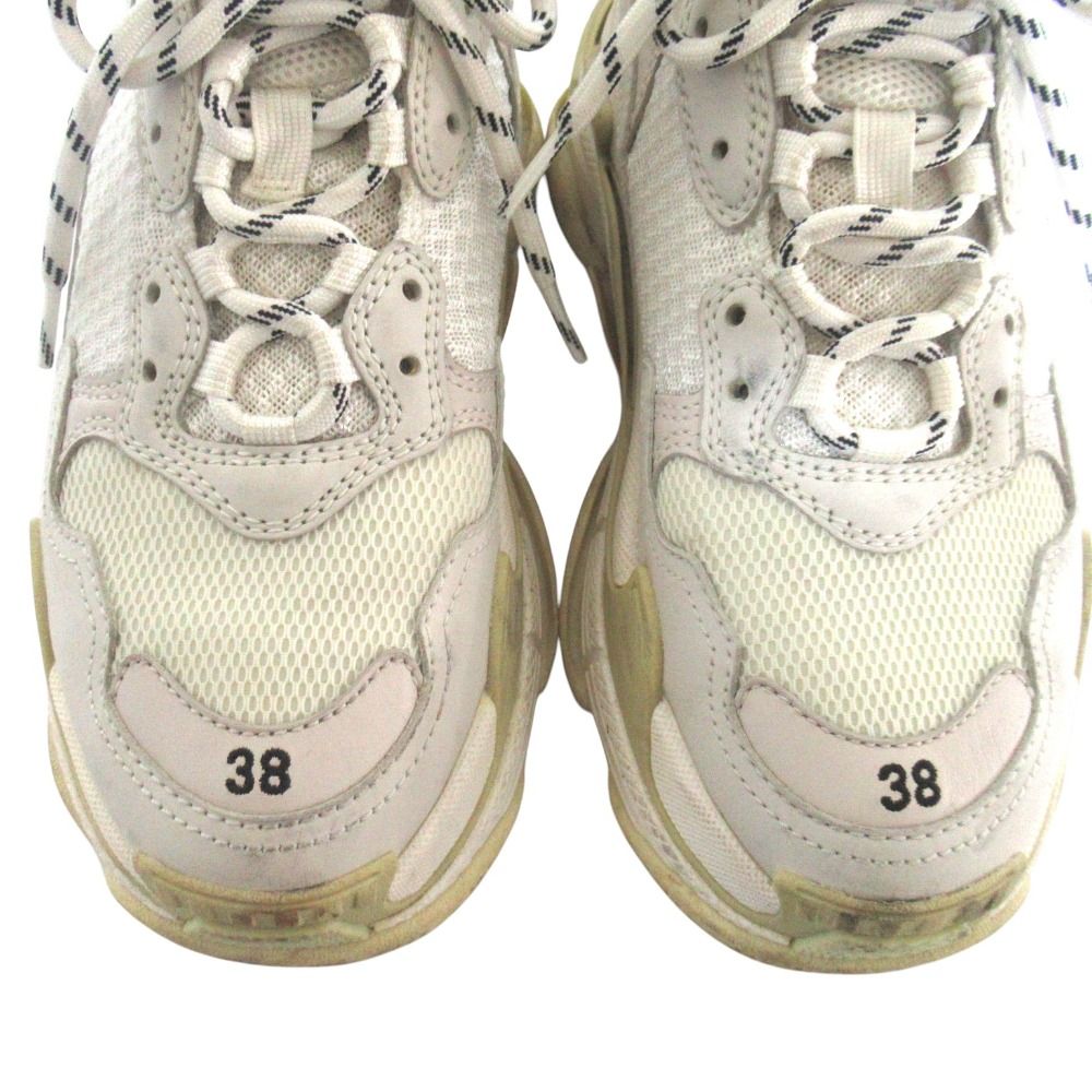 Balenciaga Triple S Sneakers Dad Shoes White