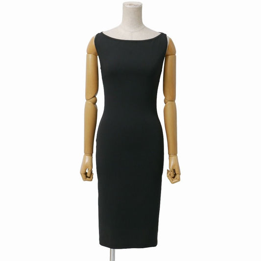 Dolce & Gabbana D&G Vintage Dress 26 40 Back Open Black