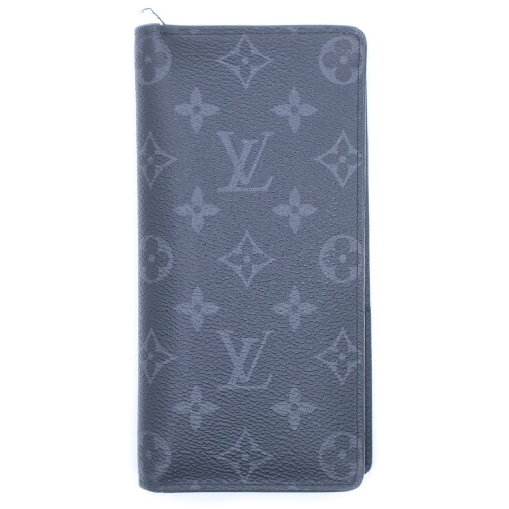 Louis Vuitton Portefeuille Brother Monogram Eclipse Wallet Bifold Black Leather