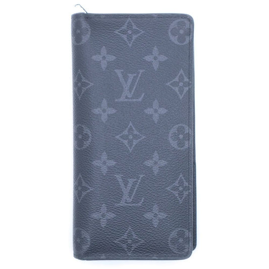 Louis Vuitton Portefeuille Brother Monogram Eclipse Wallet Bifold Black Leather