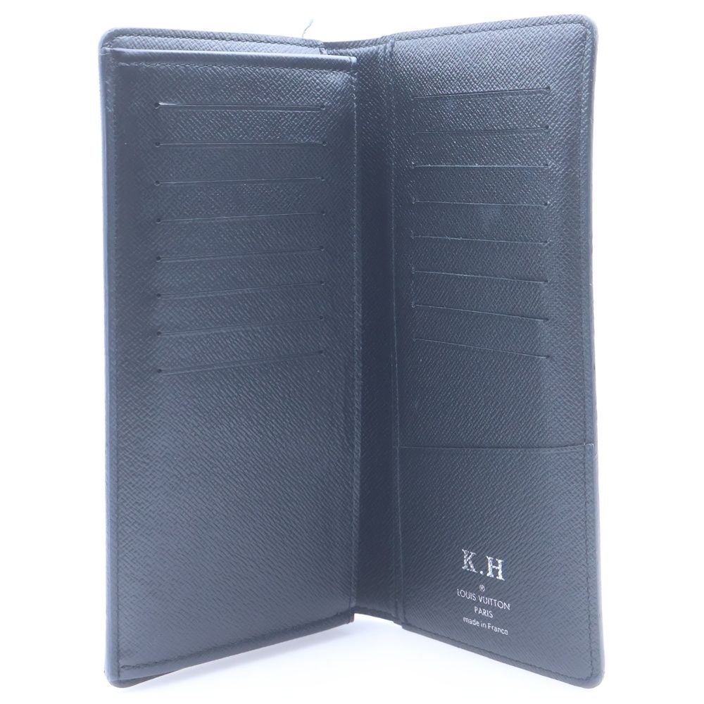 Louis Vuitton Portefeuille Brother Monogram Eclipse Wallet Bifold Black Leather