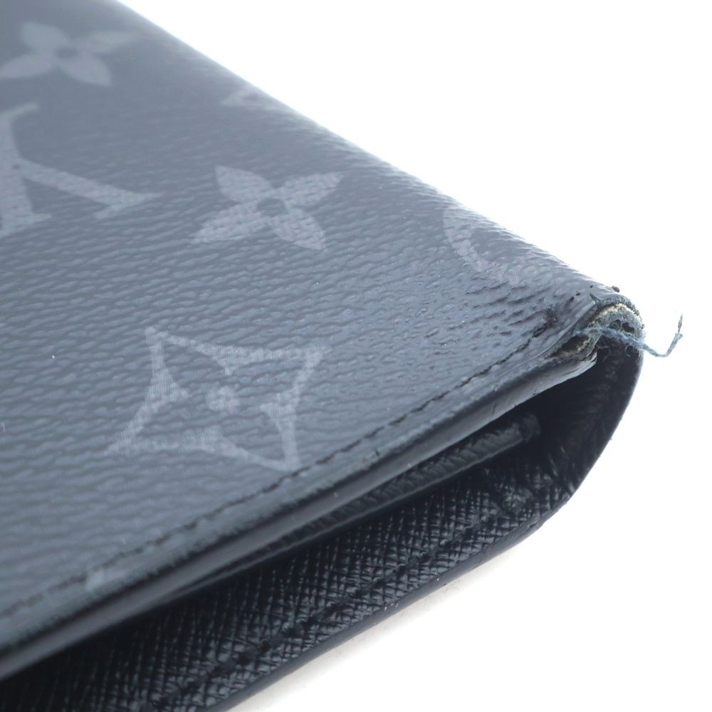 Louis Vuitton Portefeuille Brother Monogram Eclipse Wallet Bifold Black Leather