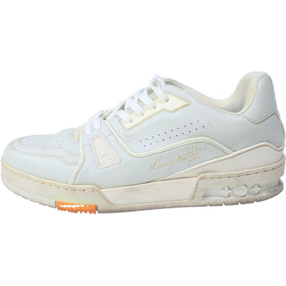 Louis Vuitton LV Trainers Leather Low Cut Sneakers White