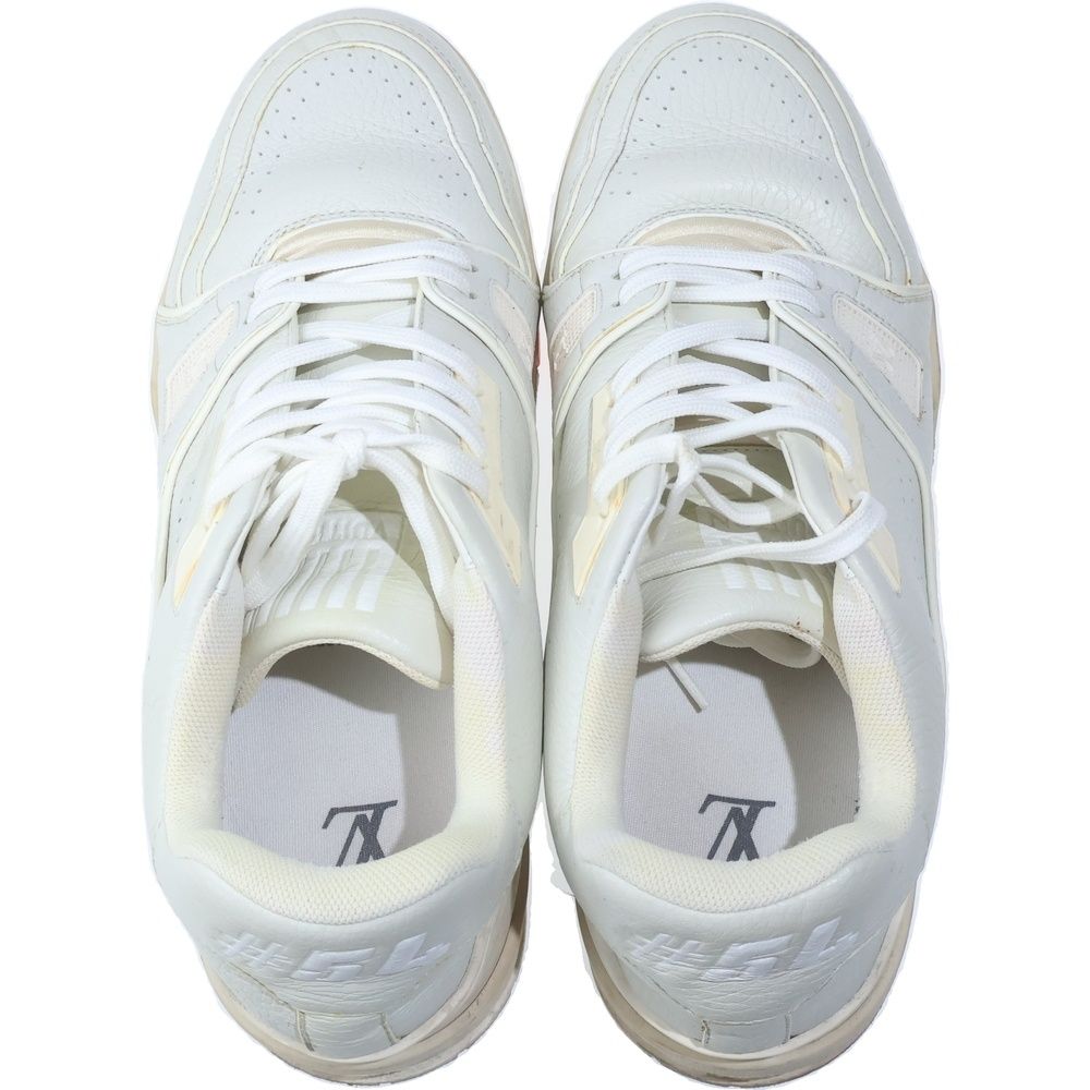 Louis Vuitton LV Trainers Leather Low Cut Sneakers White