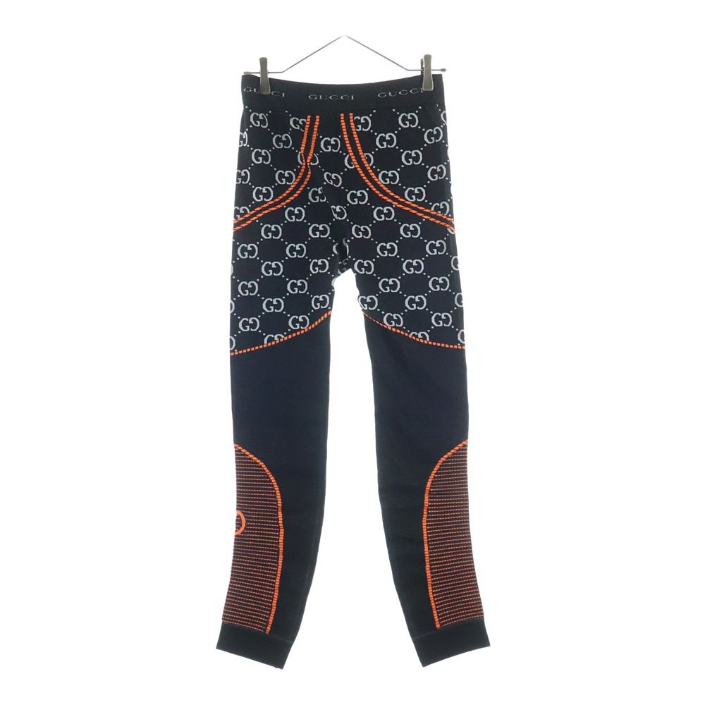 Gucci GG Jacquard Jersey Leggings Pants Black